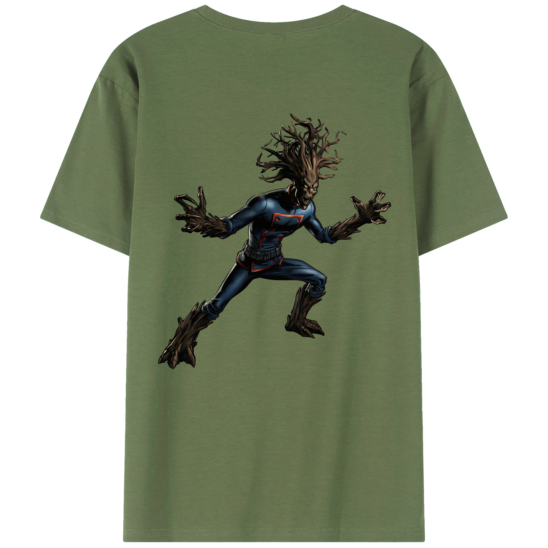 （画像用） アベンジャーズ The Avengers 綿100％ メンズ半袖Tシャツ（バックプリント） 通気性